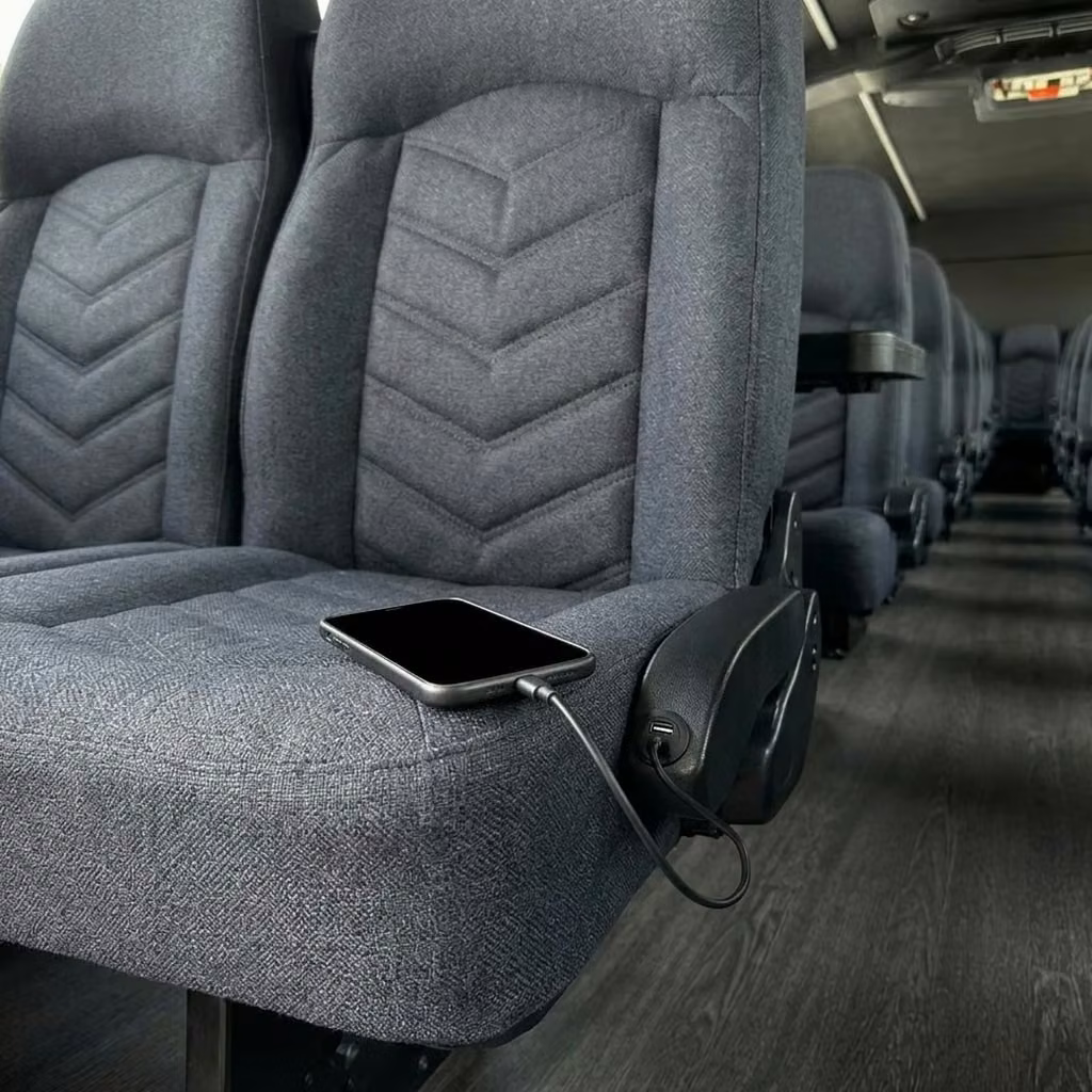 east point 25 passenger minibus usb charging