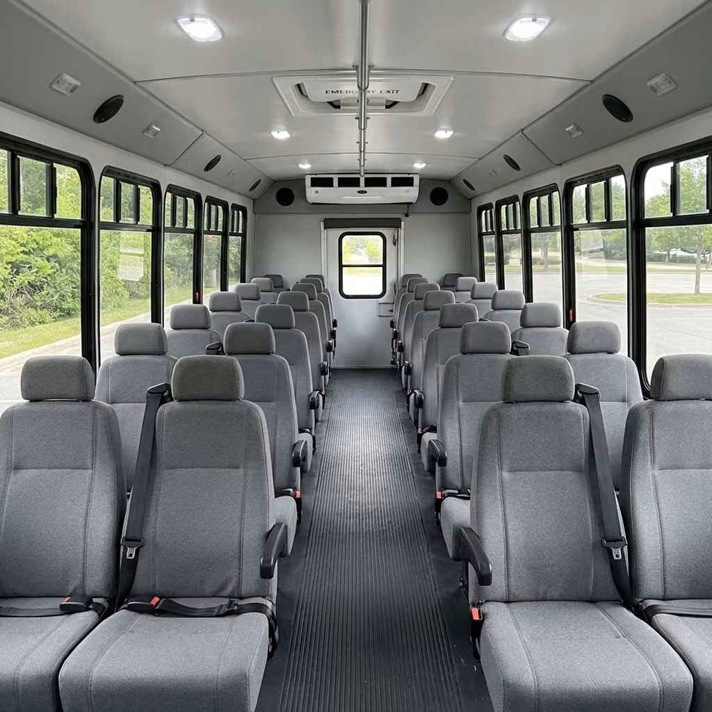 east point 30 passenger minibus seating