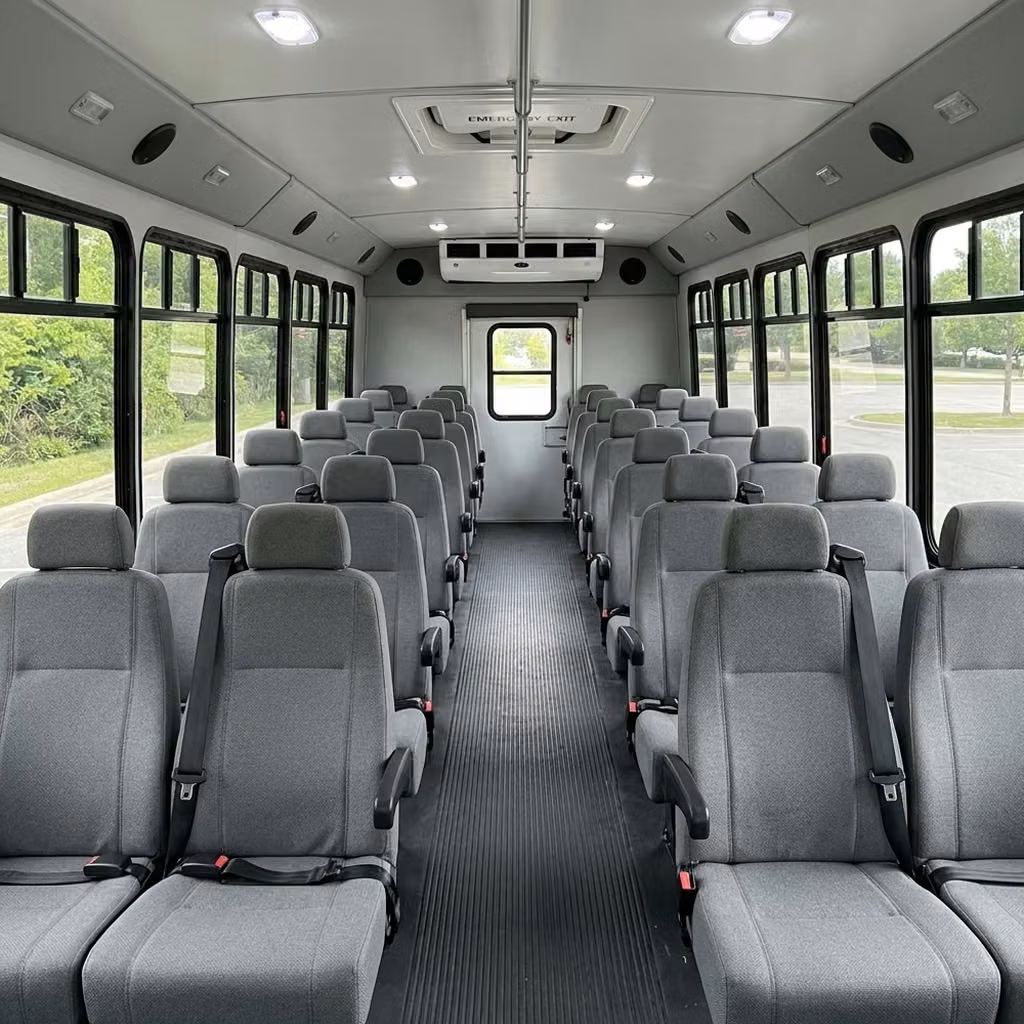east point 35 passenger minibus seating