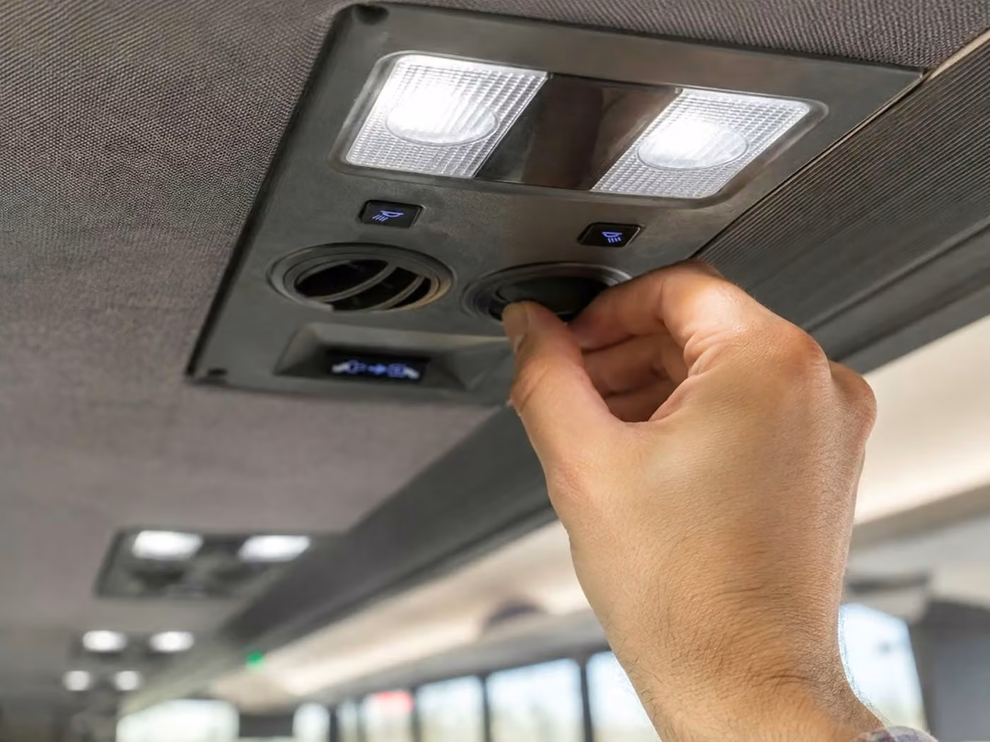 east point 56 passenger charter bus air conditioning