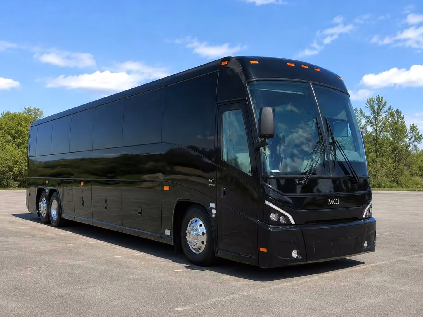 east point 56 passenger school charter buses with undercarriage gear storage