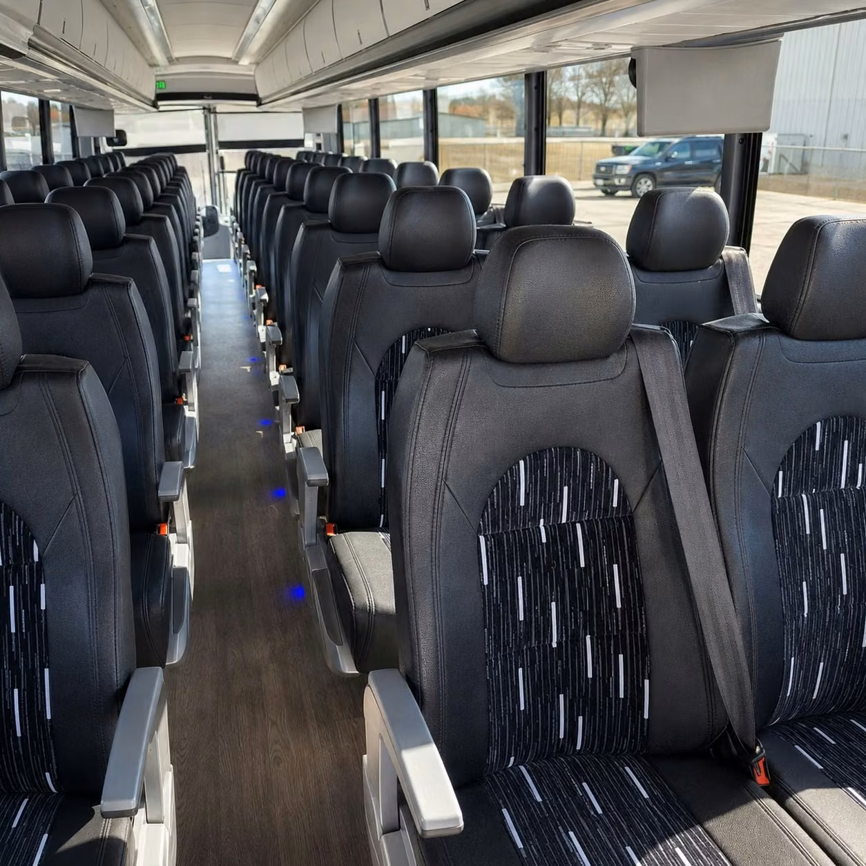 east point charter bus interior 3