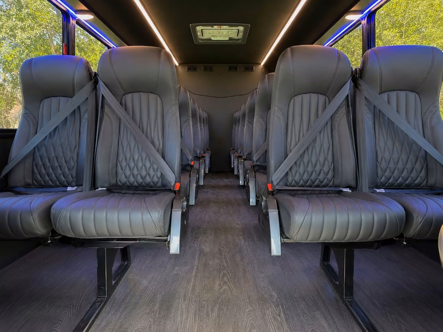 20 passenger minibus interior