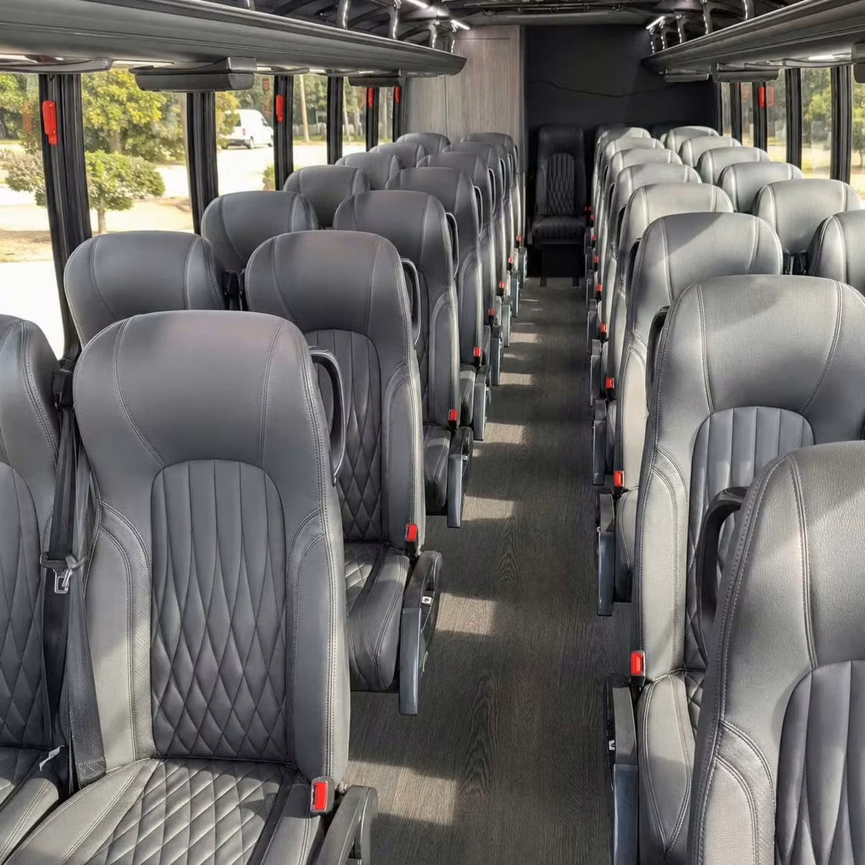 28 passenger minibus interior